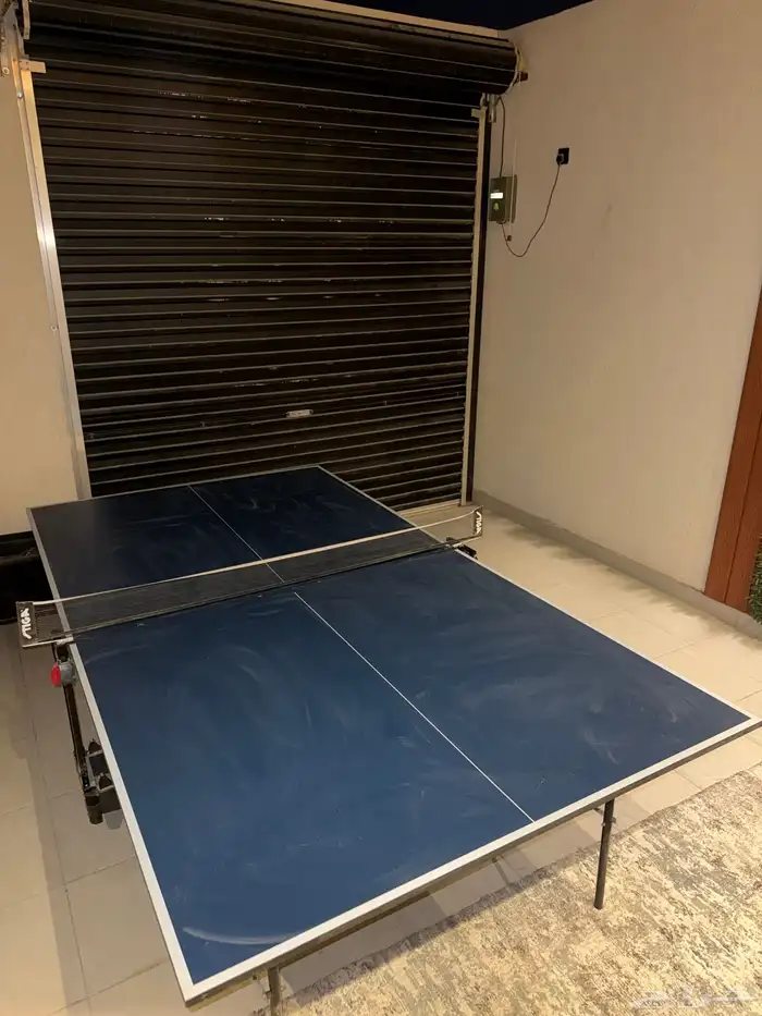 طاولة تنس مستعملة 5 مرات فقط ( جديدة ) 4