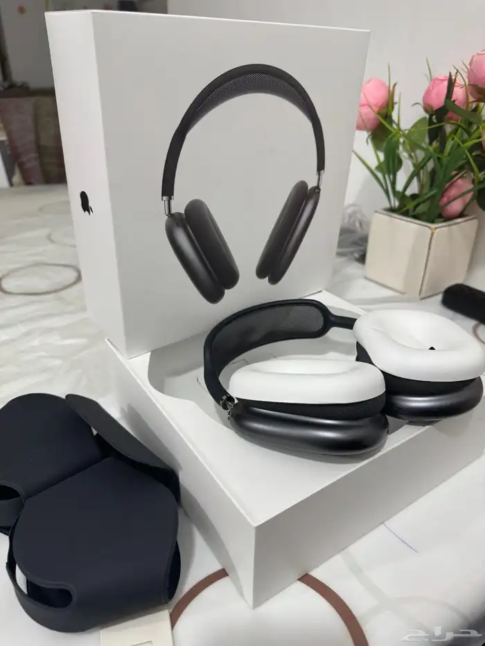 سماعة ايربودز ماكس عازلة للضوضاء رمادي 1