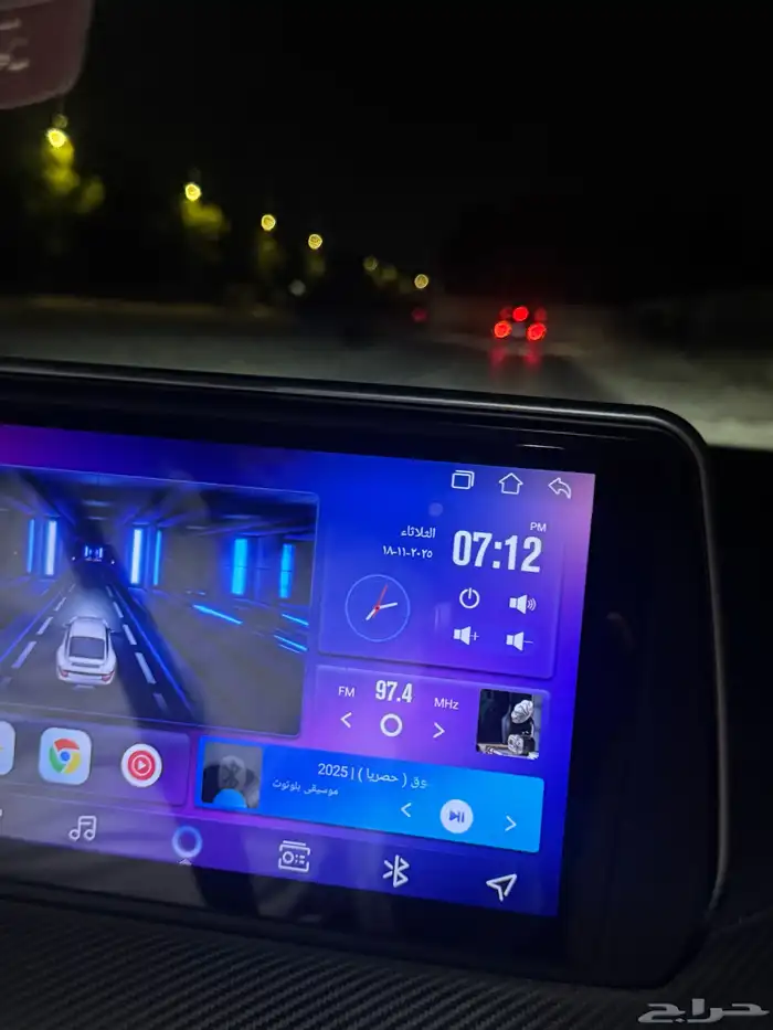 شاشة سياره   فريم توسان 2019 3