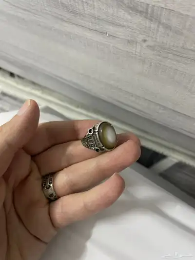 خاتم فضه للبيع 0