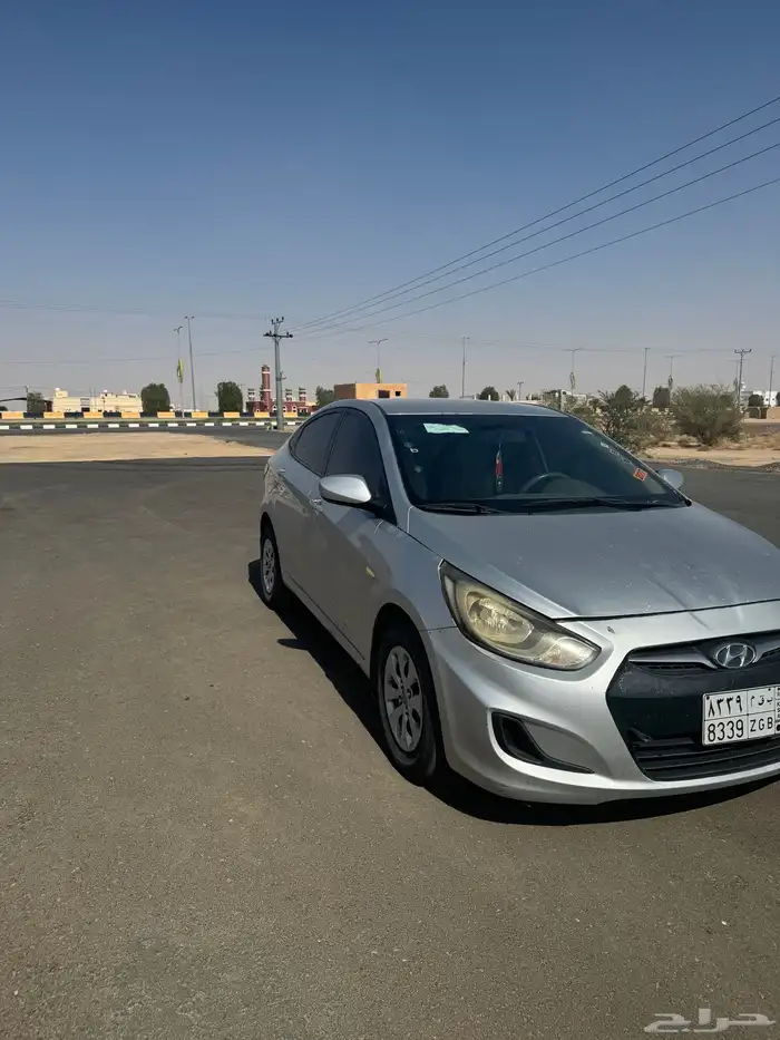 اكسنت موديل 2012 قير عادي نضيفه قيرمكينه مرشوشه كامل 0