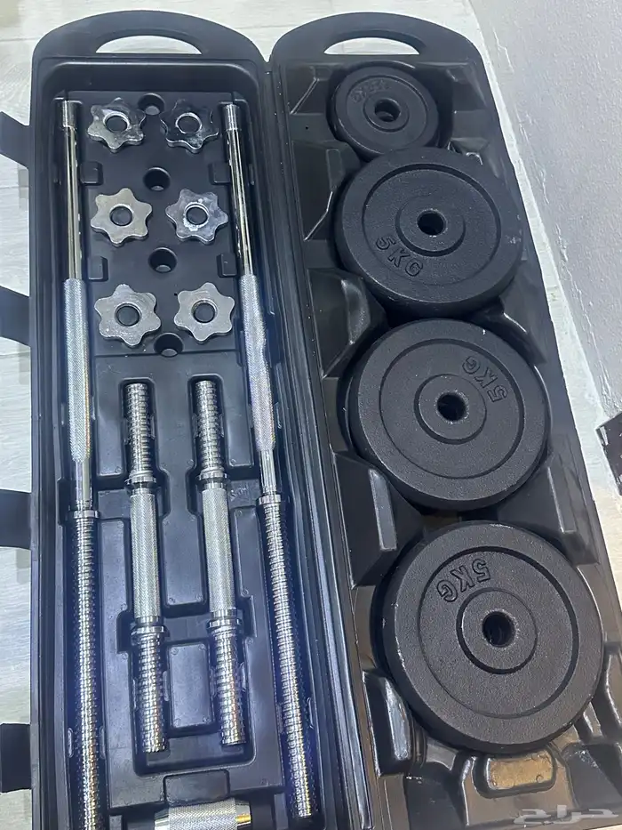 اثقال 50 كيلو وبنش تمارين بطن 0