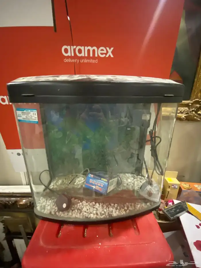 للبيع حوض سمك جديد لم يتسخدم 0