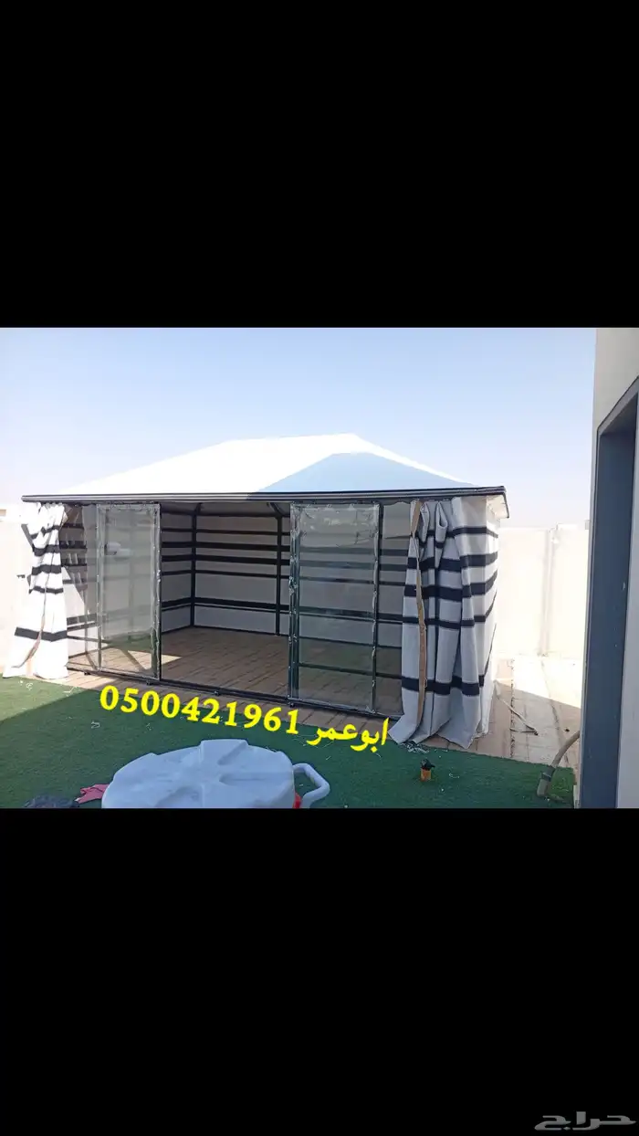 خيمة الهيكل الملكية المطورة بيت شعر هيكل المطور 4