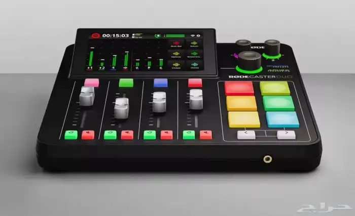 RODECASTERDUO خالط أصوات احترافي شبه جديد 0