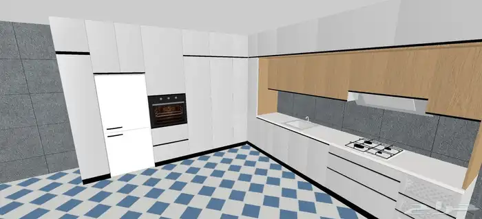 عمل تصميم مطبخ صور و فيديو بسعر رمزي للمصانع و الورشة مطابخ 8