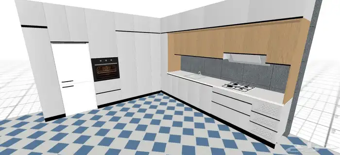 عمل تصميم مطبخ صور و فيديو بسعر رمزي للمصانع و الورشة مطابخ 0