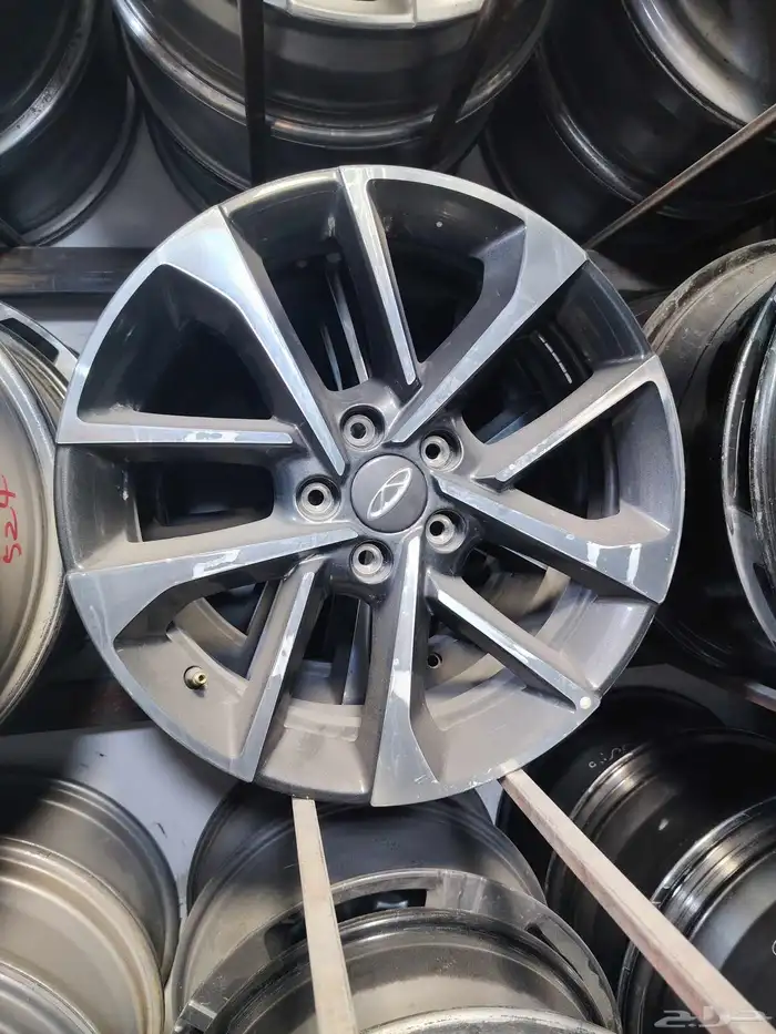 جنوط سيارة صينية شيري مقاس 17 موديل 2023 مستعمل اصلي 1