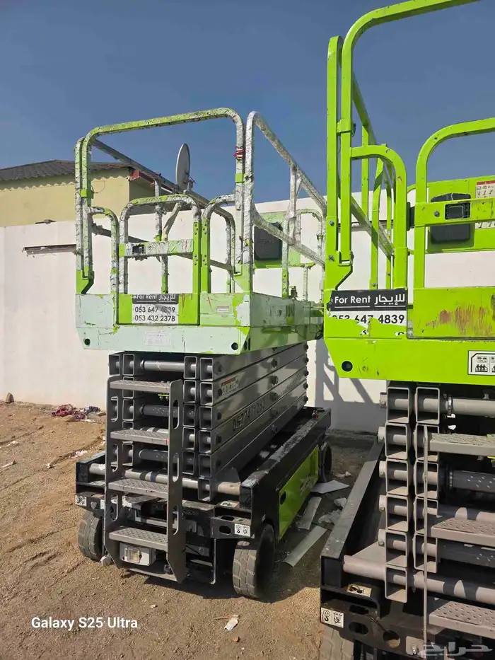 سيزرلفت للايجار مانلفت للايجار رافعه مقصيه للايجار سقالات 2