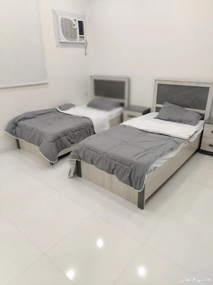 يوجد شقق للايجار عزاب وشقق عوائل مفروش وبلاط النعيريه حي الر 1