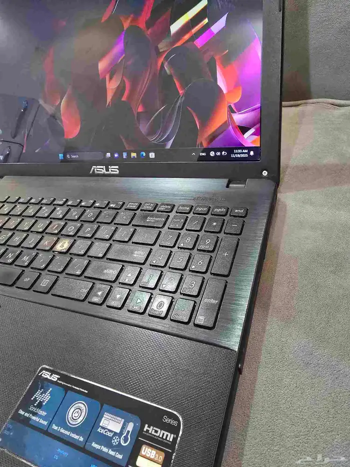 لاب توب اسوس Asus i5 بطاريه جديده 2