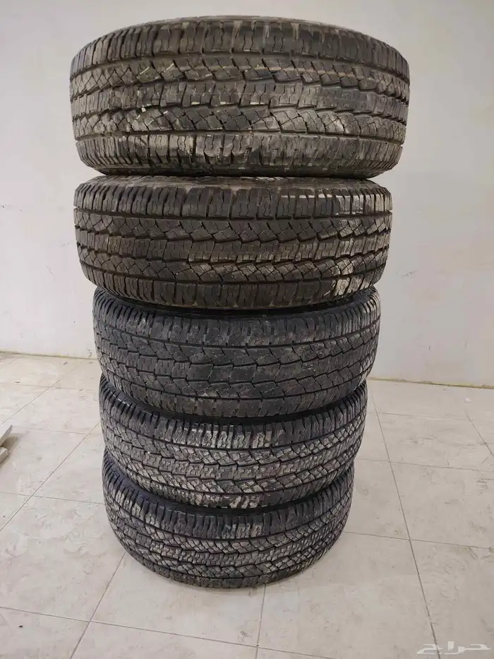 كفرات نيكسون الكوري الأصلي مقاس 275.70.18 6كفرات طقم 0