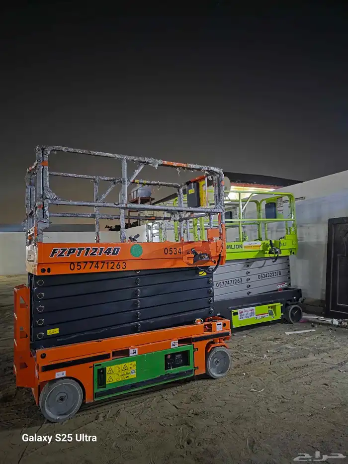 سيزرلفت للايجار موديل 2026 متوفر كل المقاسات رافعه للايجار 3