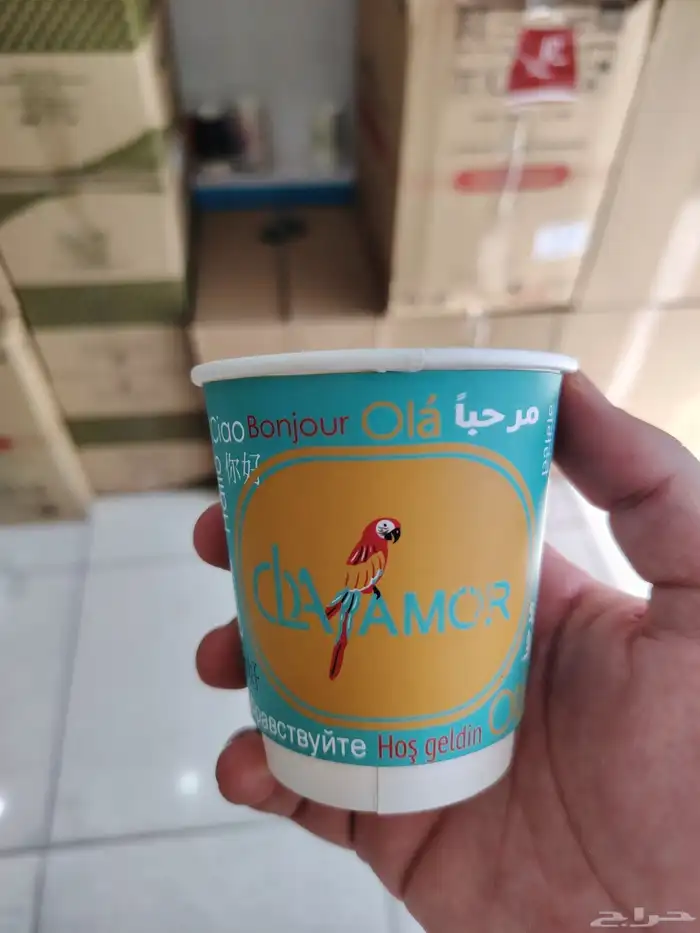 مصنع أكواب طباعة اكواب ورقية ملونة اكواب كرتون 3