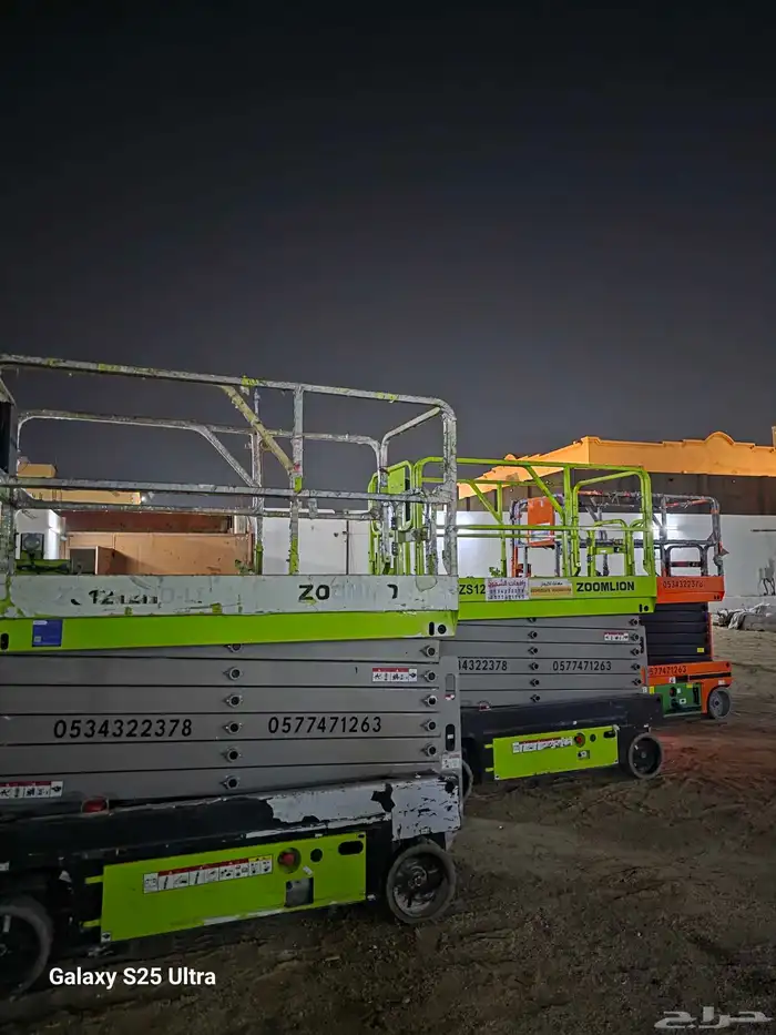 سيزرلفت للايجار موديل 2026 متوفر كل المقاسات رافعه للايجار 8