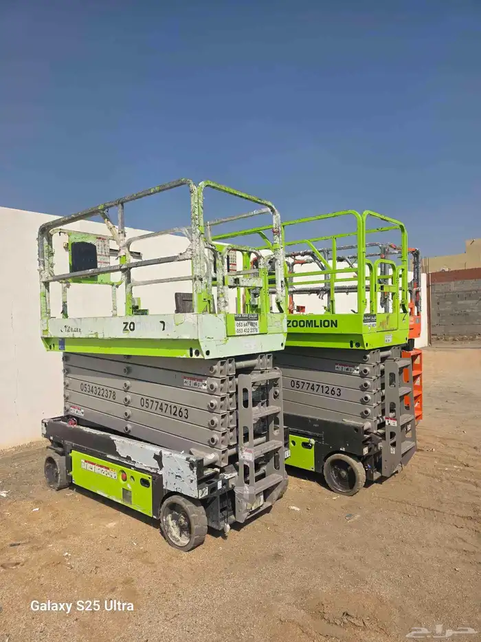 سيزرلفت للايجار مانلفت للايجار رافعه مقصيه للايجار سقالات 0