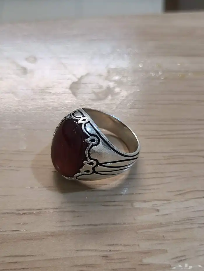 خواتم عقيق يماني درجة أولى عيار 925 4