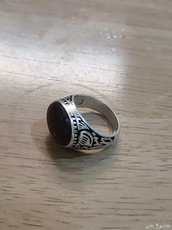 خواتم عقيق يماني درجة أولى عيار 925 3