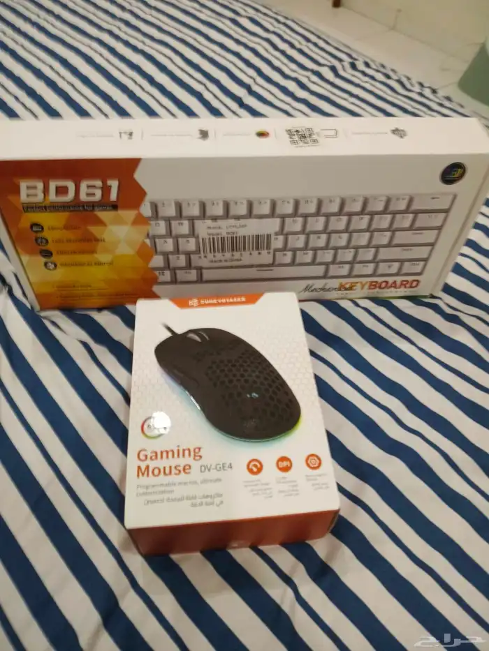 السلام عليكم كيبورد و ماوس و الكيبورد سوتش احمر جديد 3