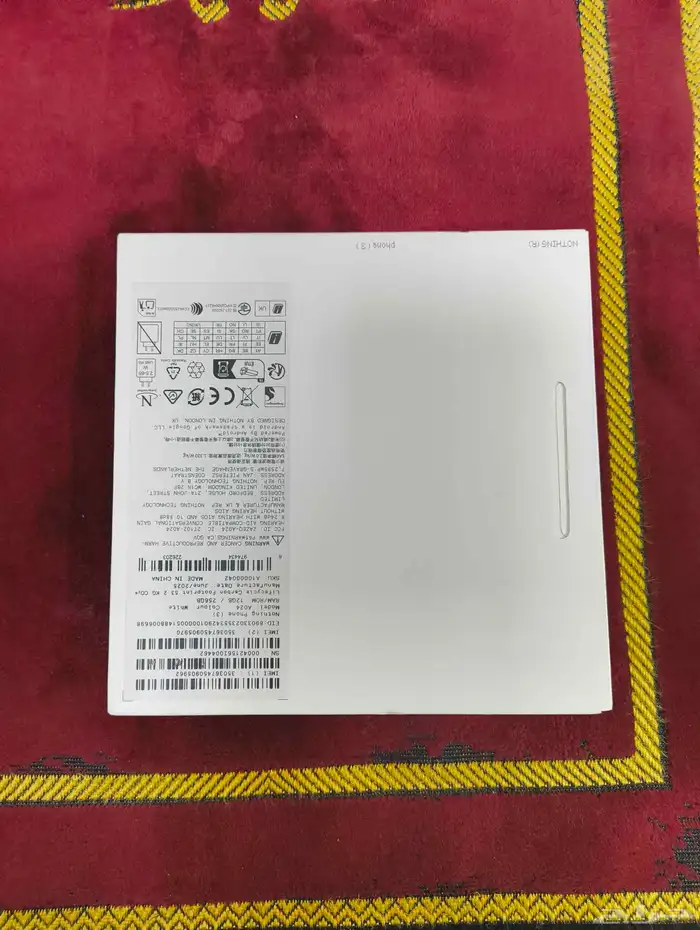 جوال نوثينج فون 3 ذاكره 256 رام 12 2