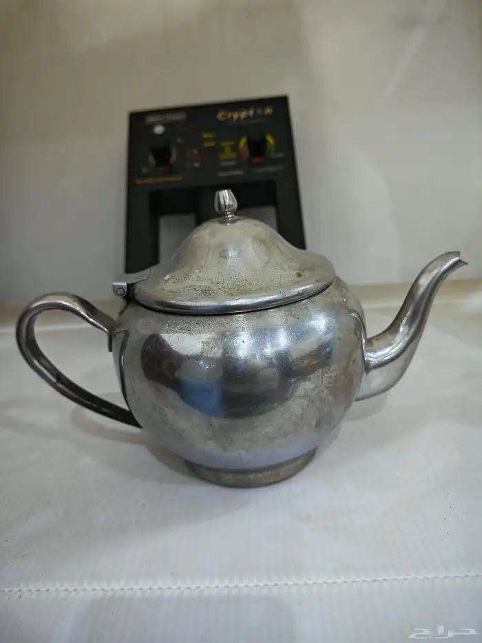 براد شاهي استيل ياباني قديم ابريق شاهي ياباني قديم 0