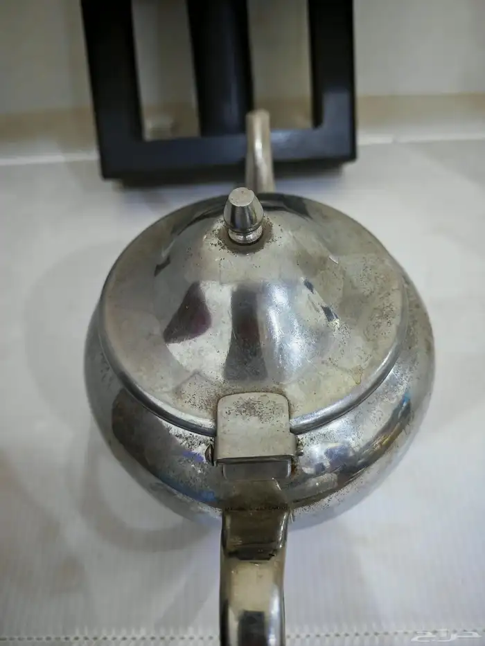 براد شاهي استيل ياباني قديم ابريق شاهي ياباني قديم 6