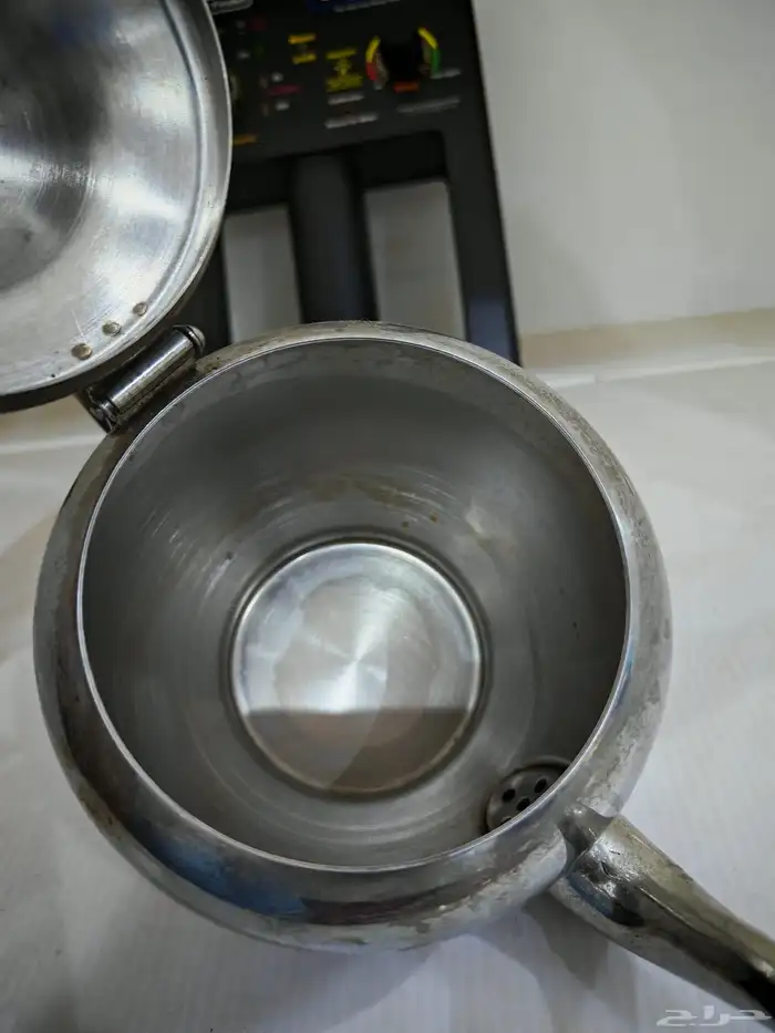 براد شاهي استيل ياباني قديم ابريق شاهي ياباني قديم 3