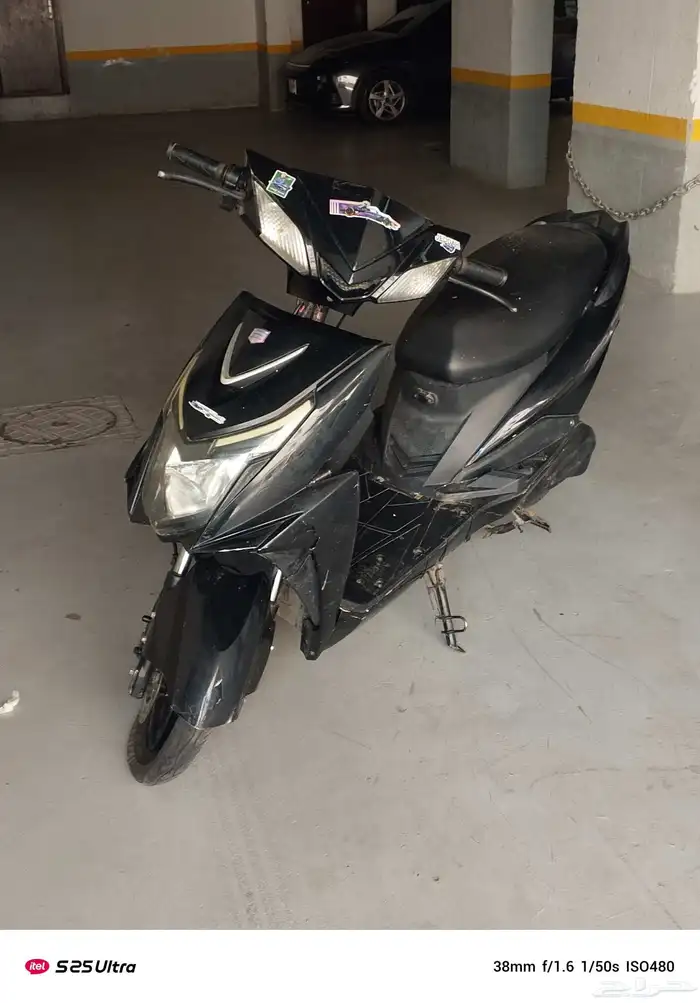 دراجه كهربائيه سكوتر دباب عجيب شبه جديد جنط ماطور كهربائي 0