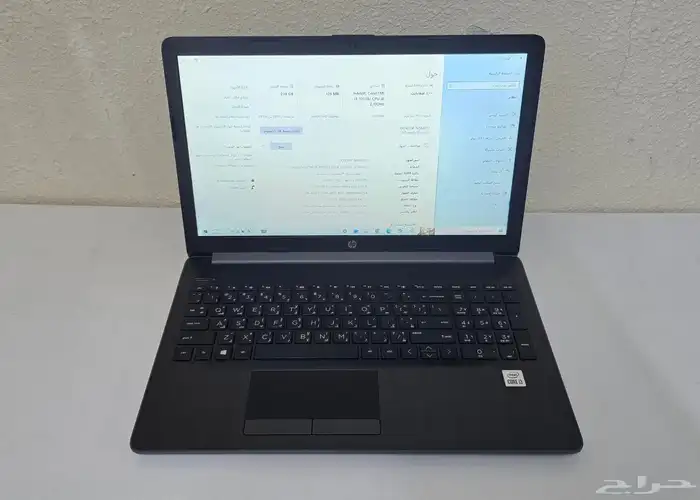 لابتوب hp مع شاحن أصلي نظيف 1