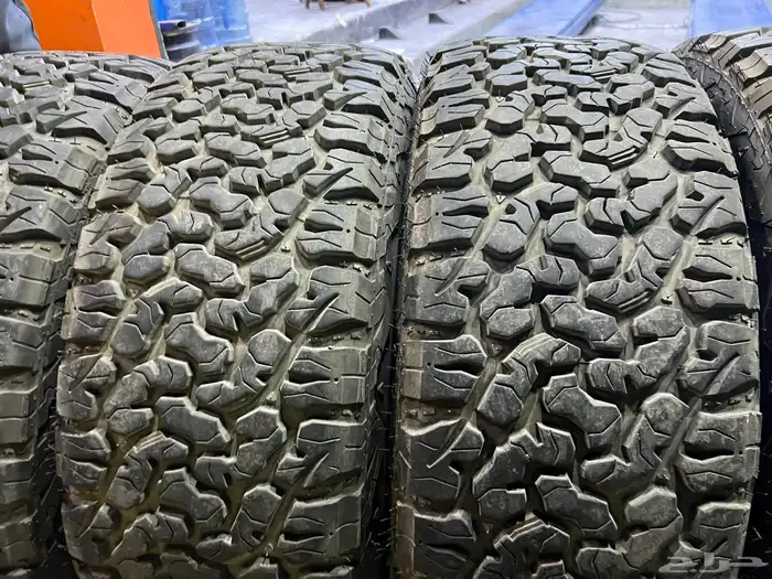 جنوط برايد لند كروزر 5 مسمار مع كفرات نص حجري مقاس275 70 17 2