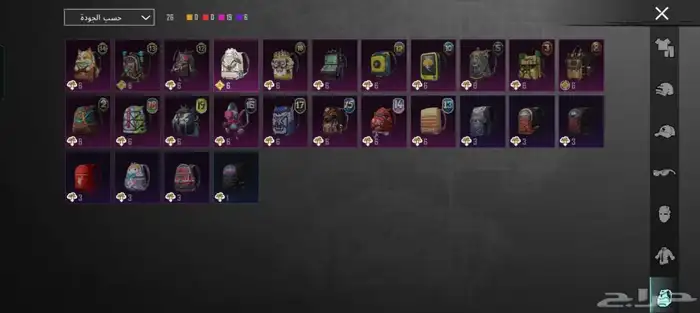 حساب ببجي لفل 77 13