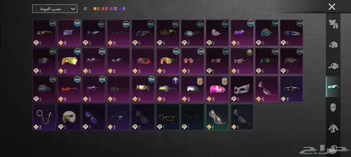 حساب ببجي لفل 77 16