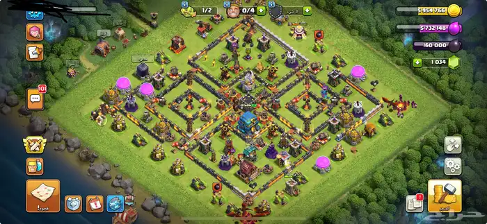 حساب كلاش اوف كلانس 50 ريال 0