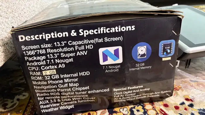 شاشه تيوتا 3