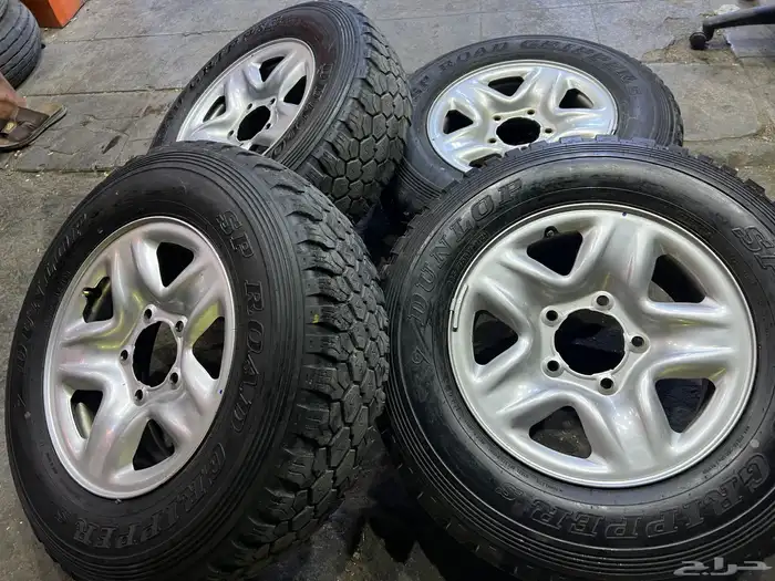 كفرات دلوب  لبنه 245.75.17مع جنوط ديازل اصلي و كاله شد بلد 28