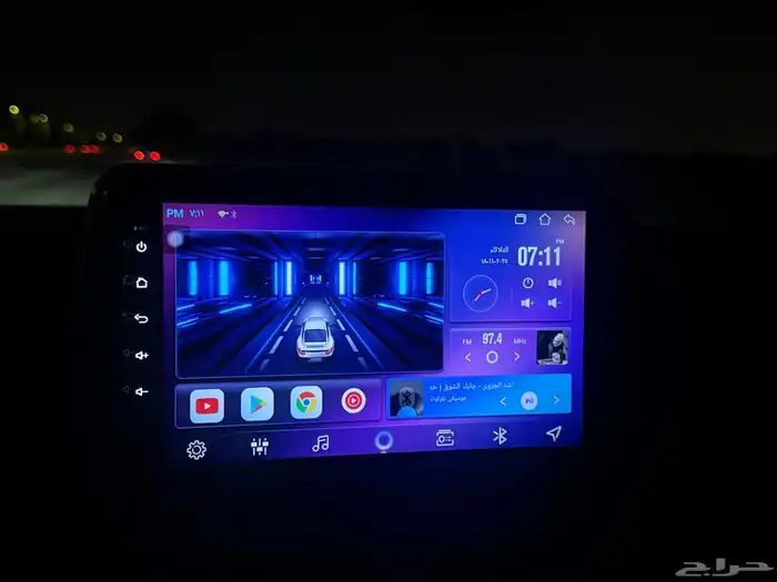 شاشة سياره   فريم توسان 2019 0