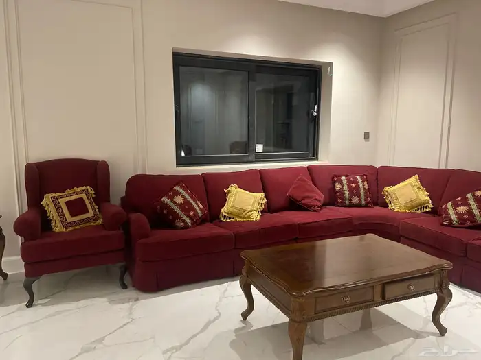 كنب من المطلق زاوية   كرسيين 1500 2