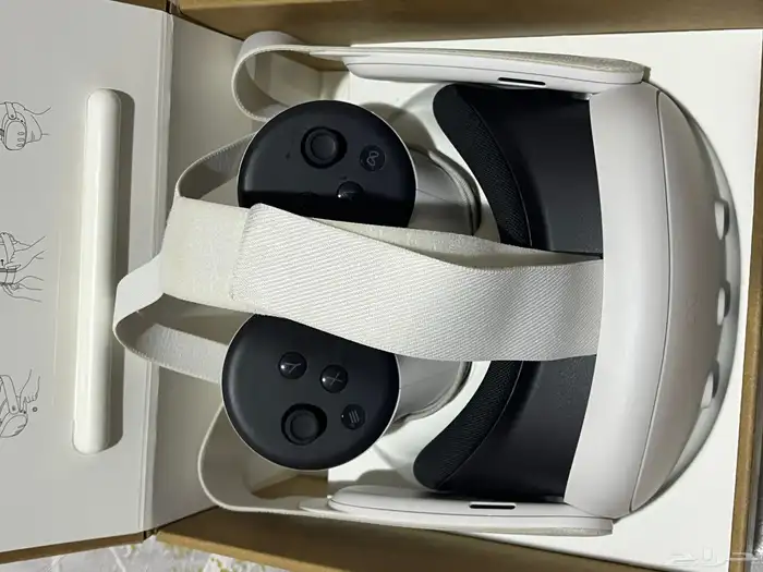 نظارة ميتا كويست 3 ذاكرتها512 جيجابايت استعمال شهرين جديده 3