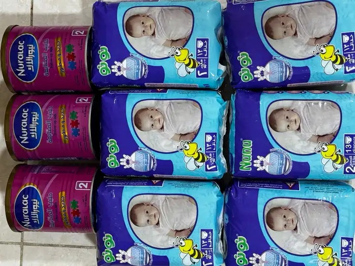 حفايض وحليب أطفال 2