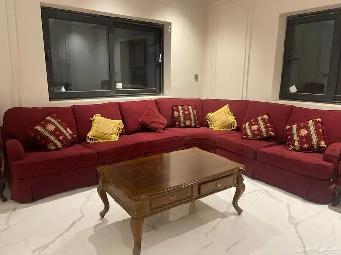 كنب من المطلق زاوية   كرسيين 1500 1