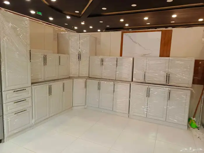 مطابخ الجاهز 5060 سم رخام رصاصي بيج لون داخل التركيب دوادمي 1