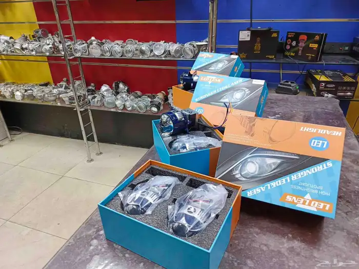 عدسات زنون لمبات محولات شمعات اسطبات تفصيل قص شمعات اسطبات 4