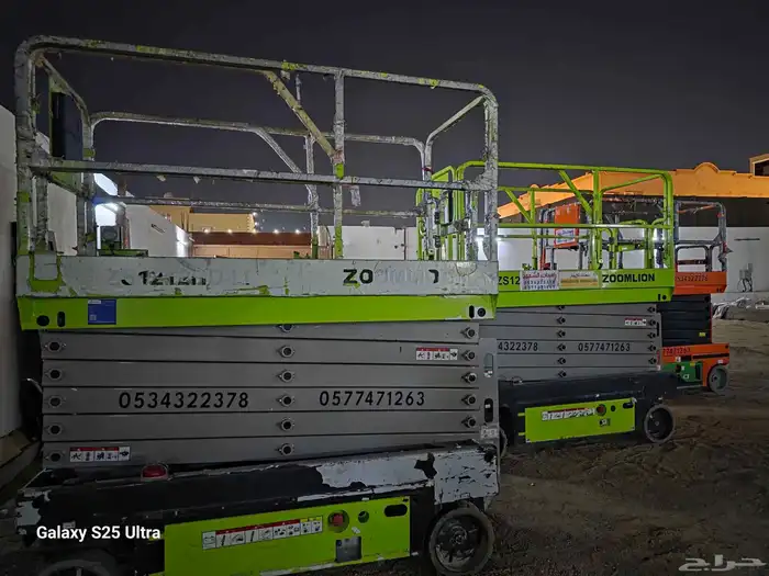 سيزرلفت للايجار موديل 2026 متوفر كل المقاسات رافعه للايجار 9