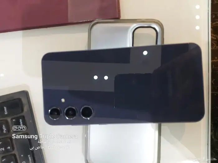 جوال سامسونج A55 ذاكرة 256 اللون كحلي موجود كرتون 7