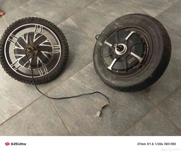 دراجه كهربائيه سكوتر دباب عجيب شبه جديد جنط ماطور كهربائي 4