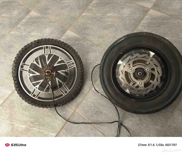 دراجه كهربائيه سكوتر دباب عجيب شبه جديد جنط ماطور كهربائي 3