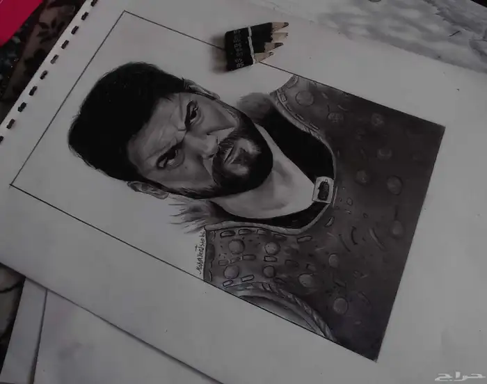 رسام ..لو عاوز ترسم صوره ليك لصحبك لصحبتك الرسمه ب50ريال بال 3