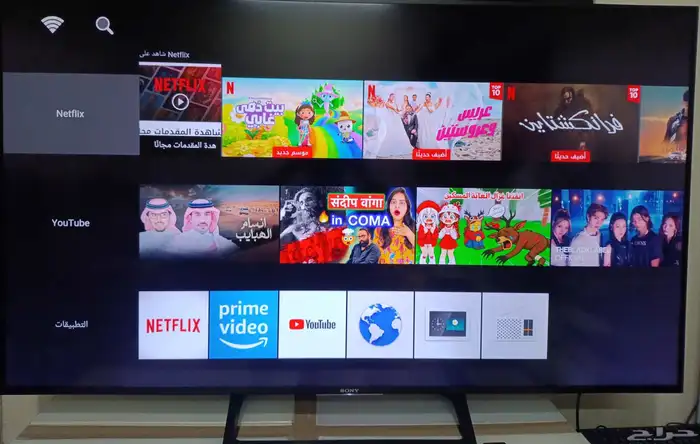 شاشه سوني بريفيا 65 بوصه SMART بحاله ممتازه 4K 0