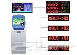 جهاز تنظيم وترتيب صفوف الأنتظار queue system   kiosk 3