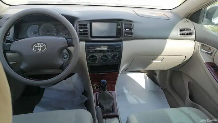 كورولا 2007 قير عادي قزاز كهرباء فتحه سقف 0